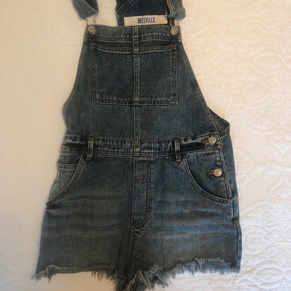 Brandy Melville Denim Overalls - Picture 2 of 4